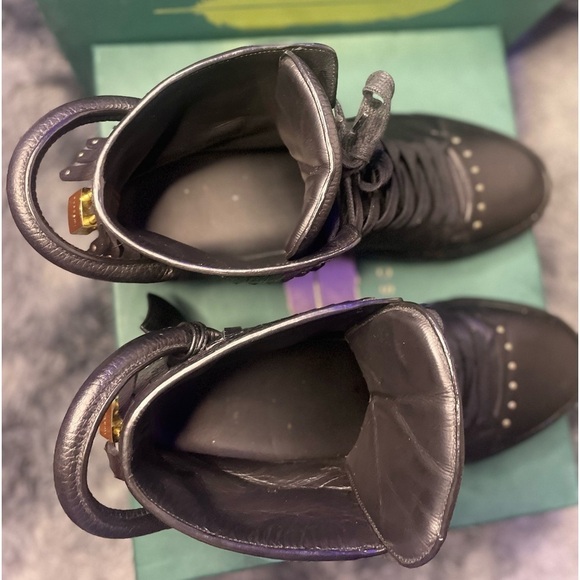 Buscemi 125MM Fringe Stud  Mens Sneakers, Black, Size 44(11) - Picture 6 of 8